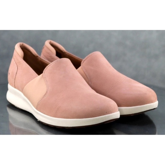 Clarks Women's Pink Slip-On Shoes - Picture 5 of 9